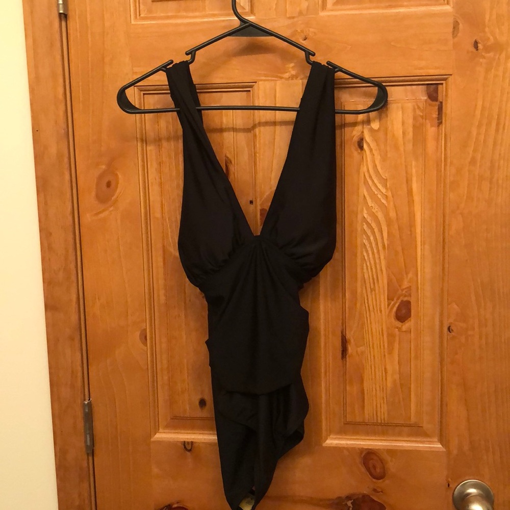 Women’s black swimsuit